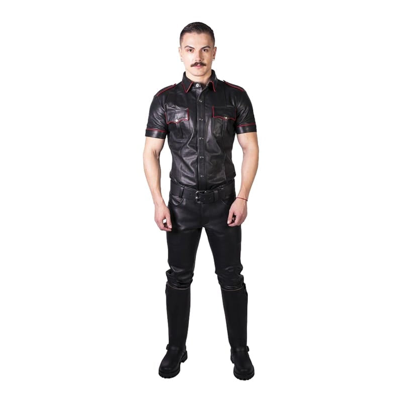 Prowler RED Leather Jeans Black 36 in.