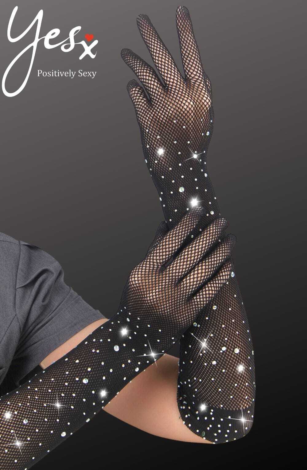 Accessories Yesx YX861 Sparkly Gloves
