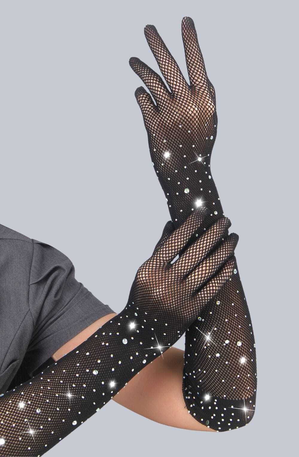Accessories Yesx YX861 Sparkly Gloves