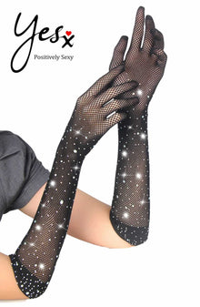 Accessories Yesx YX861 Sparkly Gloves