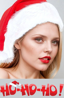 Accessories RED/WHITE / ONE SIZE YesX YX959 Red/White Santa Hat