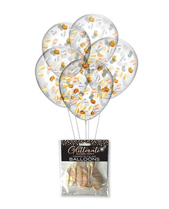 Adult Party Supplies Glitterati boobie confetti balloons