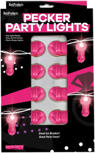 Adult Party Supplies Light up pink pecker string party lights