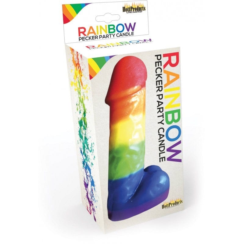 Adult Party Supplies Rainbow pecker party candle