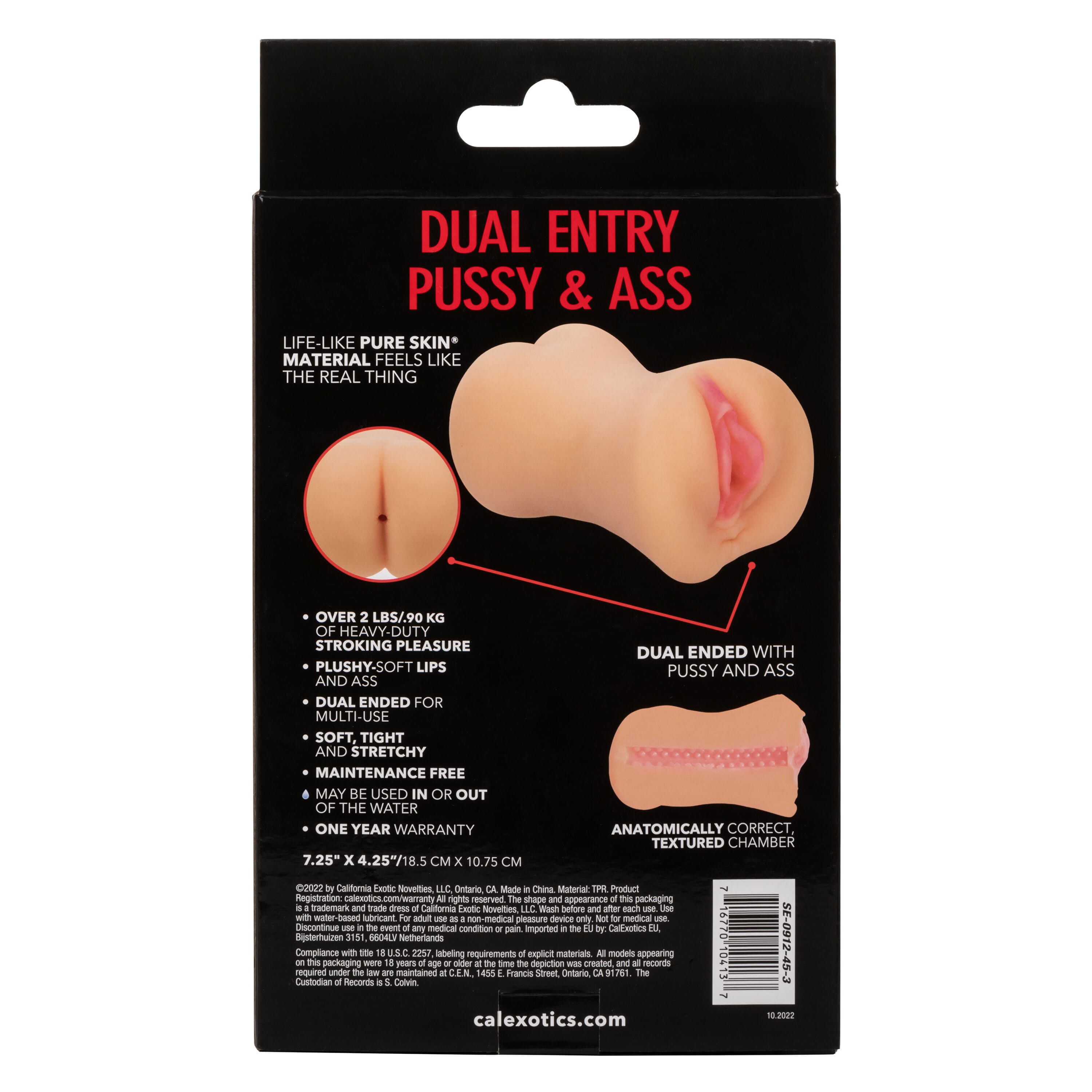 Anal Masturbators Stroke It Dual Entry Pussy and Ass - Ivory