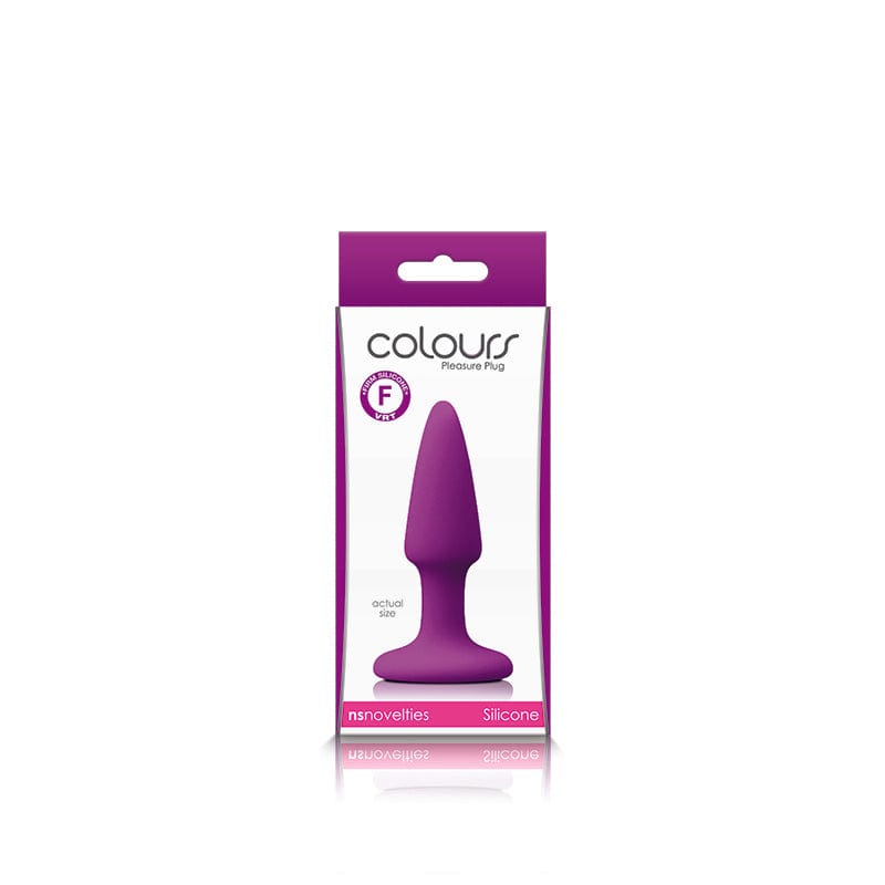 Anal - Plugs and Probes non vibrating Colours Pleasure Plug Mini Purple