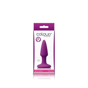 Anal - Plugs and Probes non vibrating Colours Pleasure Plug Mini Purple