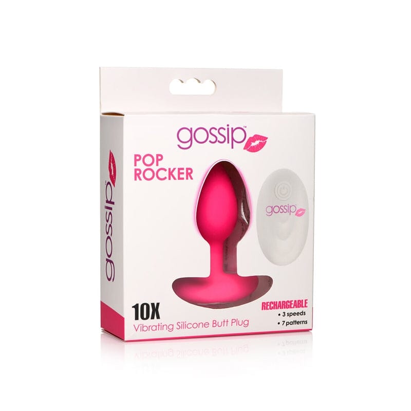 Anal - Plugs & Probes Vibrating Gossip Pop Rocker Vibrating Plug Magenta