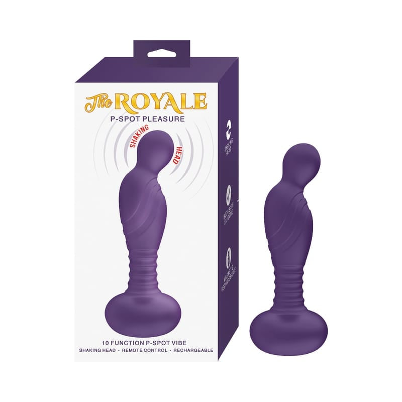 Anal - Plugs & Probes Vibrating The Royale P-Spot Pleasure Purple