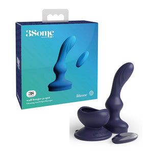 Anal - Prostate Massagers 3Some Wall Banger P-Spot Rechargeable Bl