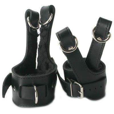 Ankle and Wrist Restraints Strict Leather Fleece Lined Suspension Cuffs
