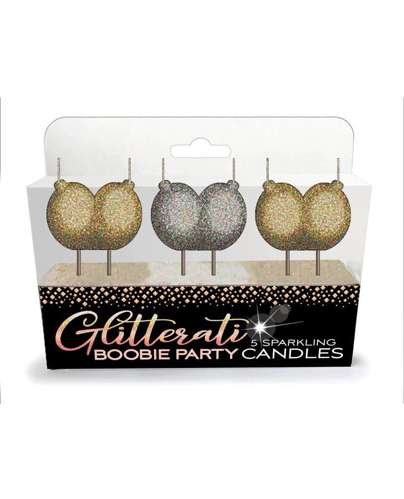 Bachelor & Bachelorette Glitterati Boobie Candle Set