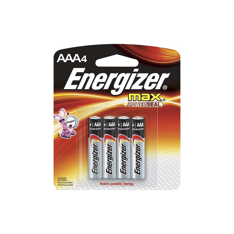 Batteries Energizer AAA 4pk USA