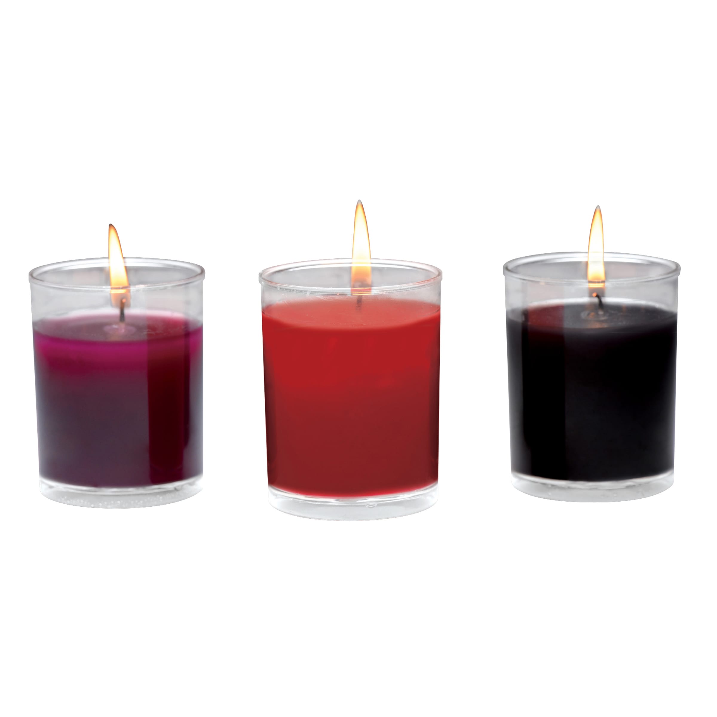Beginner Bondage Flame Drippers Candle Set Designed for Wax Play