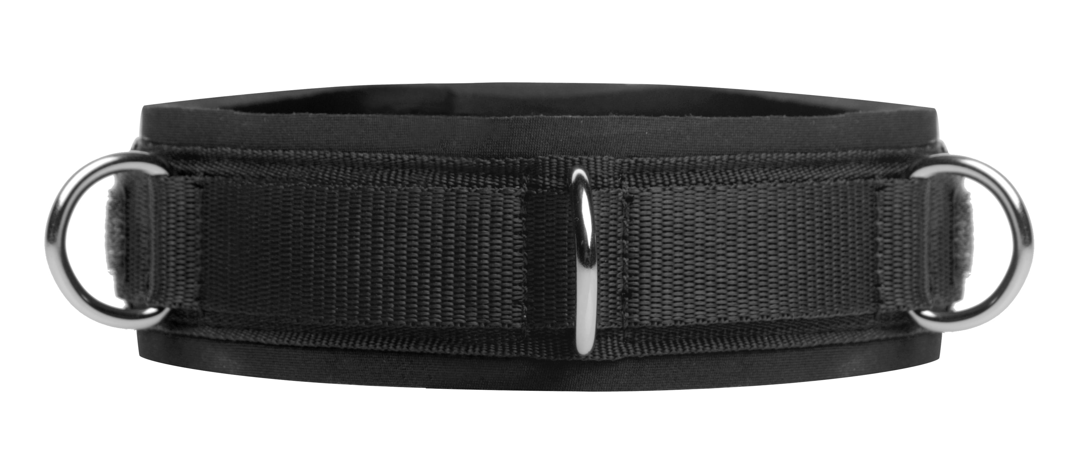 Beginner Bondage Neoprene Bondage Collar with D-Rings