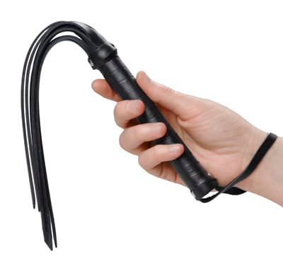 Beginner Bondage Rubber Strands Hand Flogger