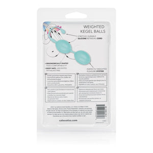 Ben Wa Balls Weighted Kegel Balls - Teal