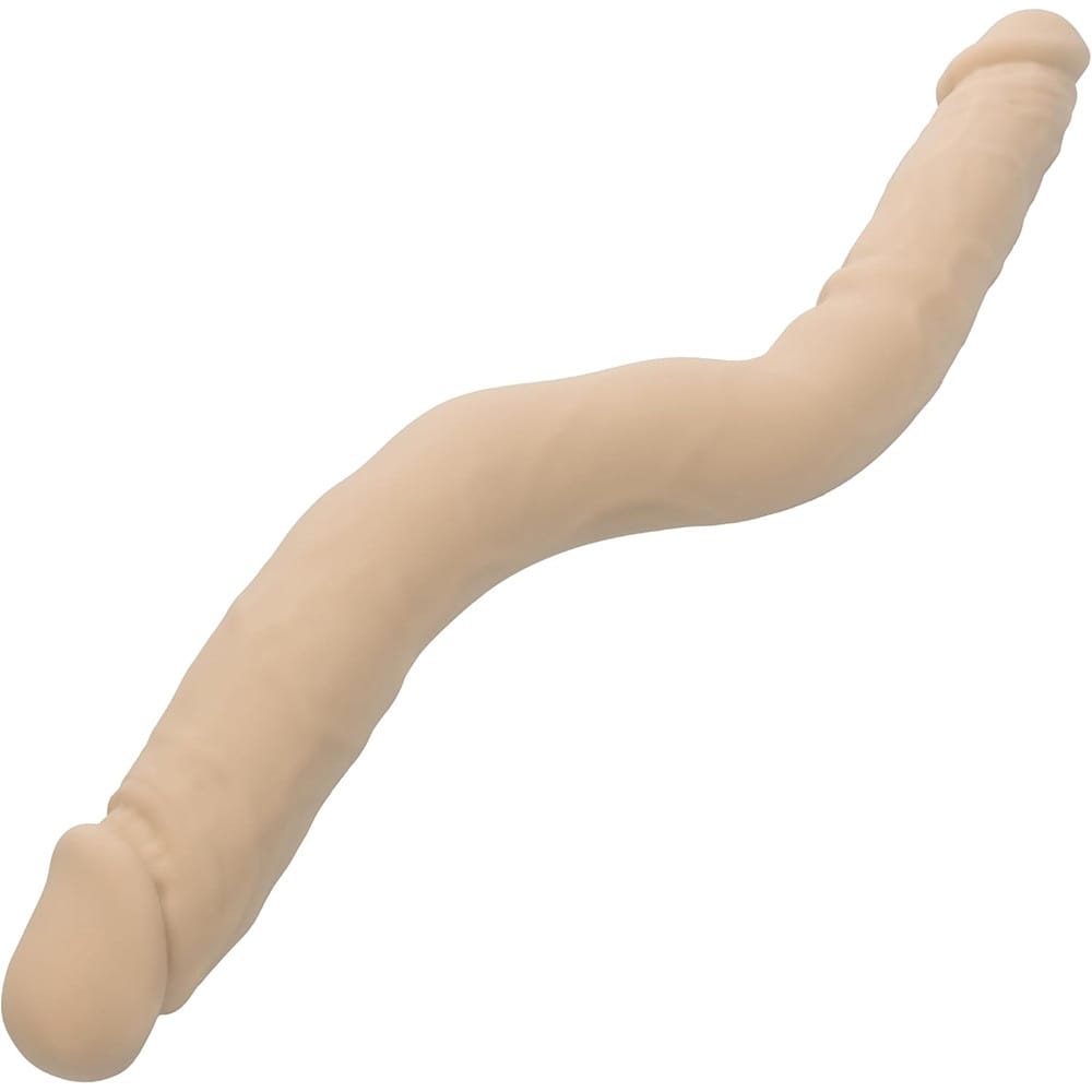Bendable Dildos CalExotics Silicone Studs 12" Bend-and-Hold Dual-Ended Dildo - Ivory