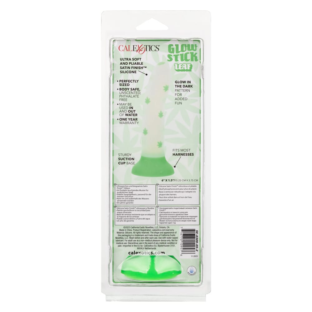 Bendable Dildos Glow Stick Leaf - Green