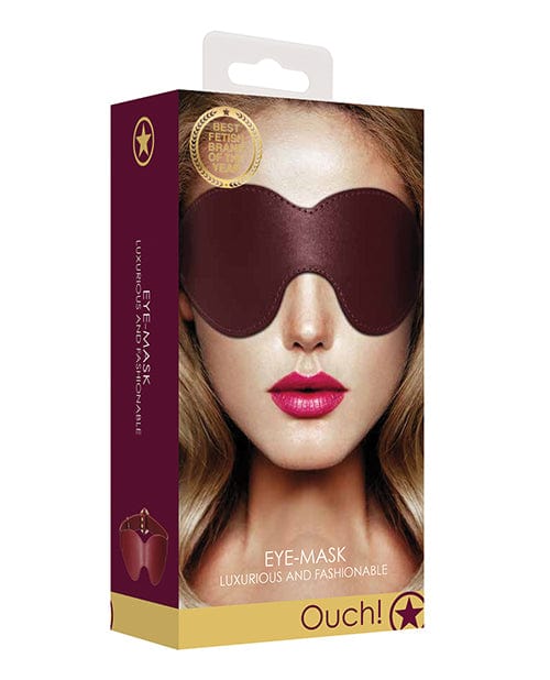 Blindfolds Shots Ouch Halo Eyemask - Burgundy