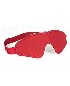 Blindfolds Spartacus PU Blindfold w/Plush Lining - Red