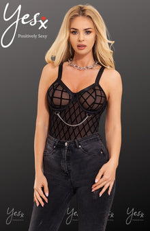 Bodies YesX YX846 Black Bodysuit