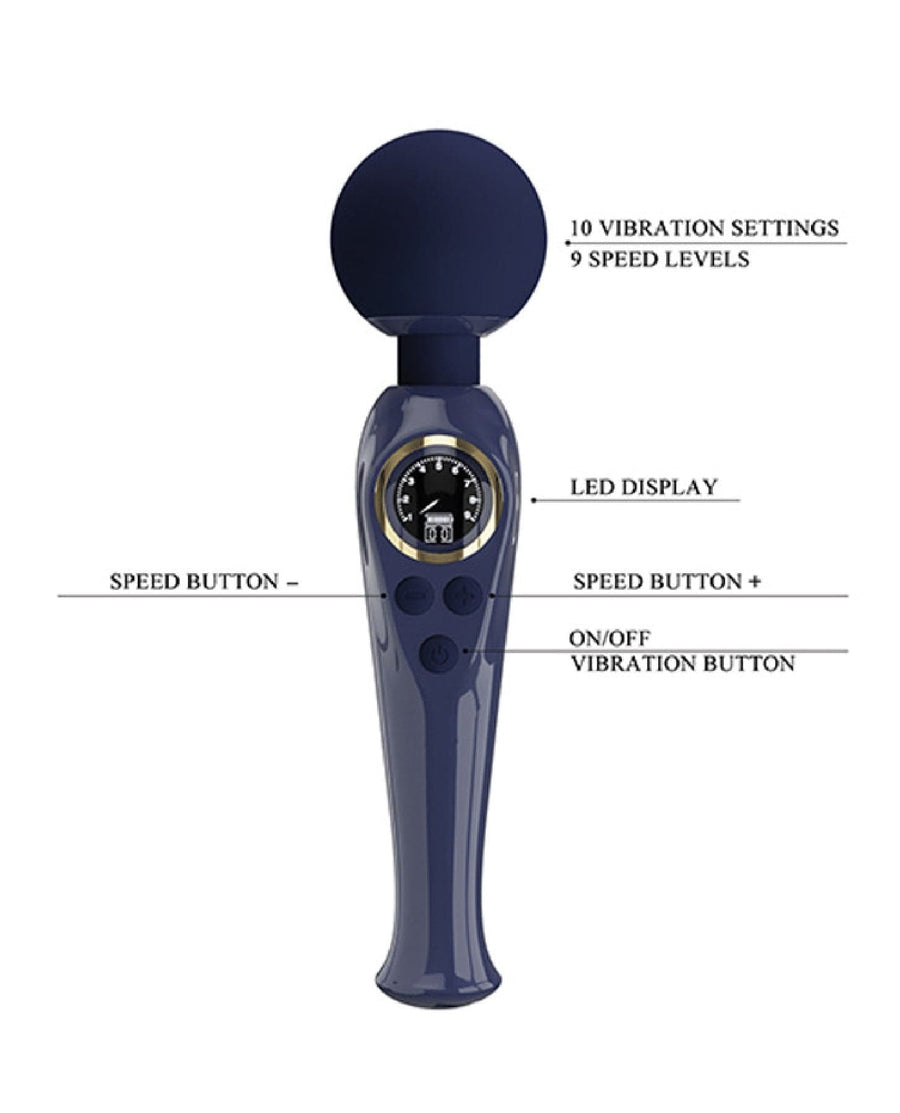 Body Massagers Skylar - Led Digital Display Wand - Blue