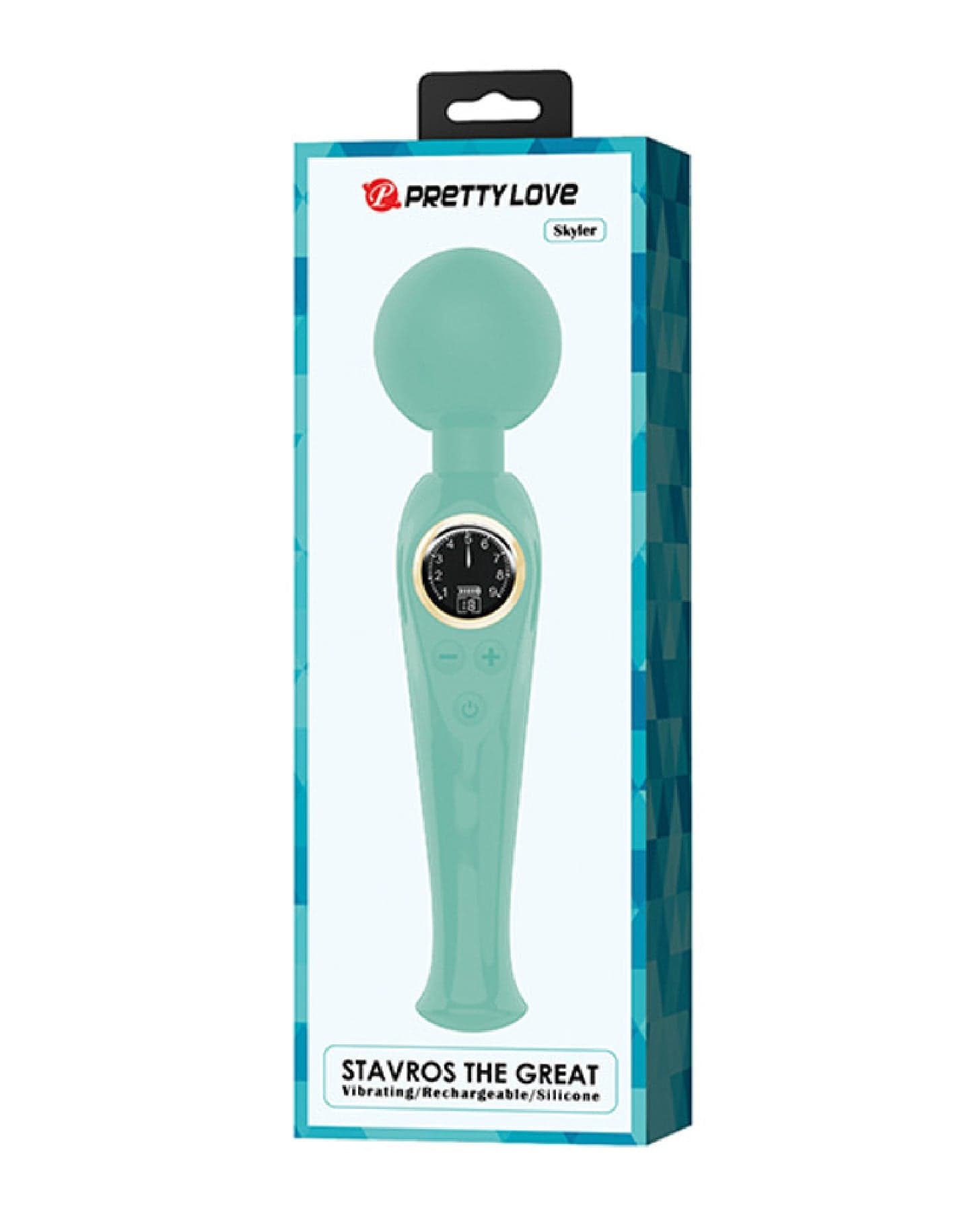 Body Massagers Skylar - Led Digital Display Wand - Turquoise