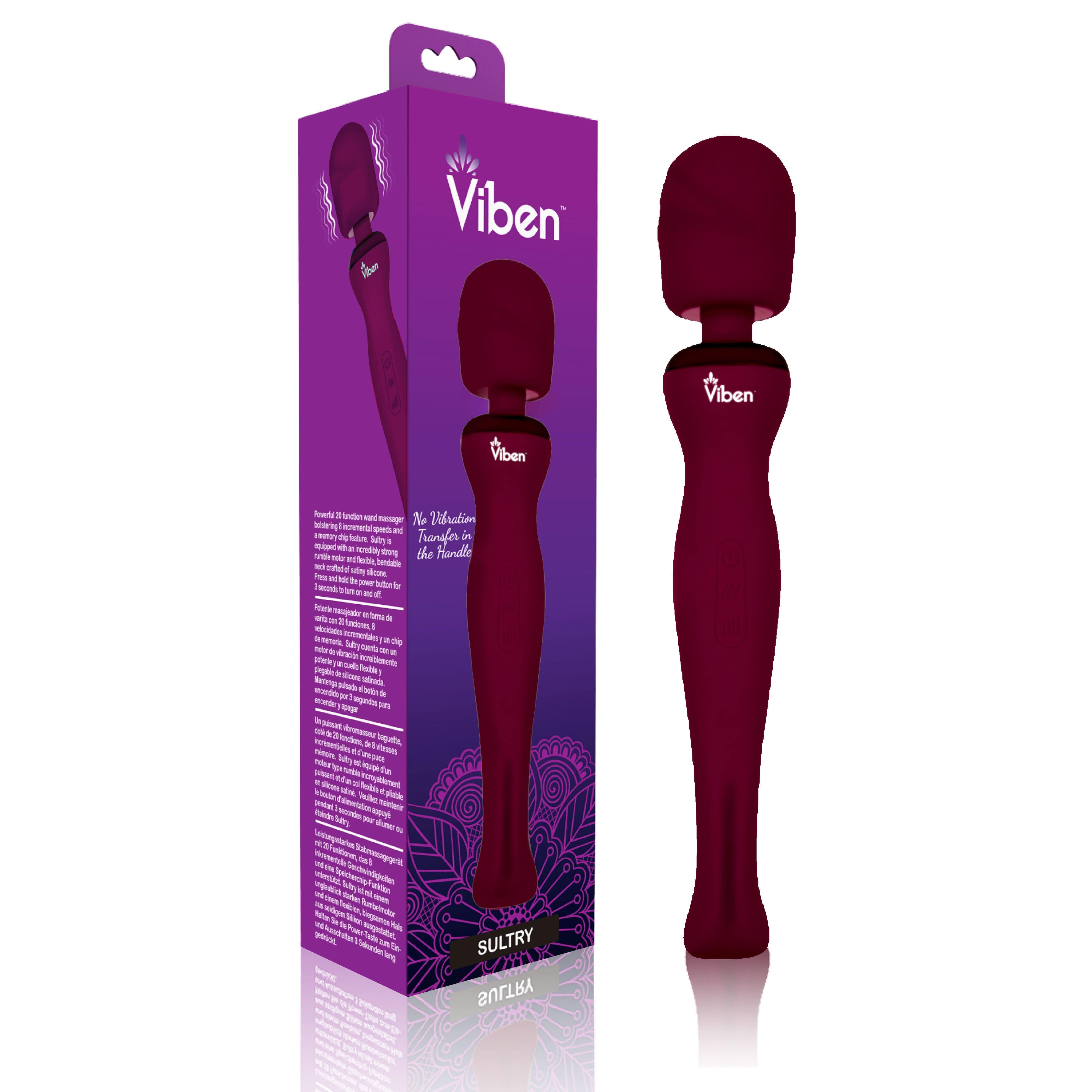 Body Massagers Sultry - Ruby - Intense Handheld Wand Massager