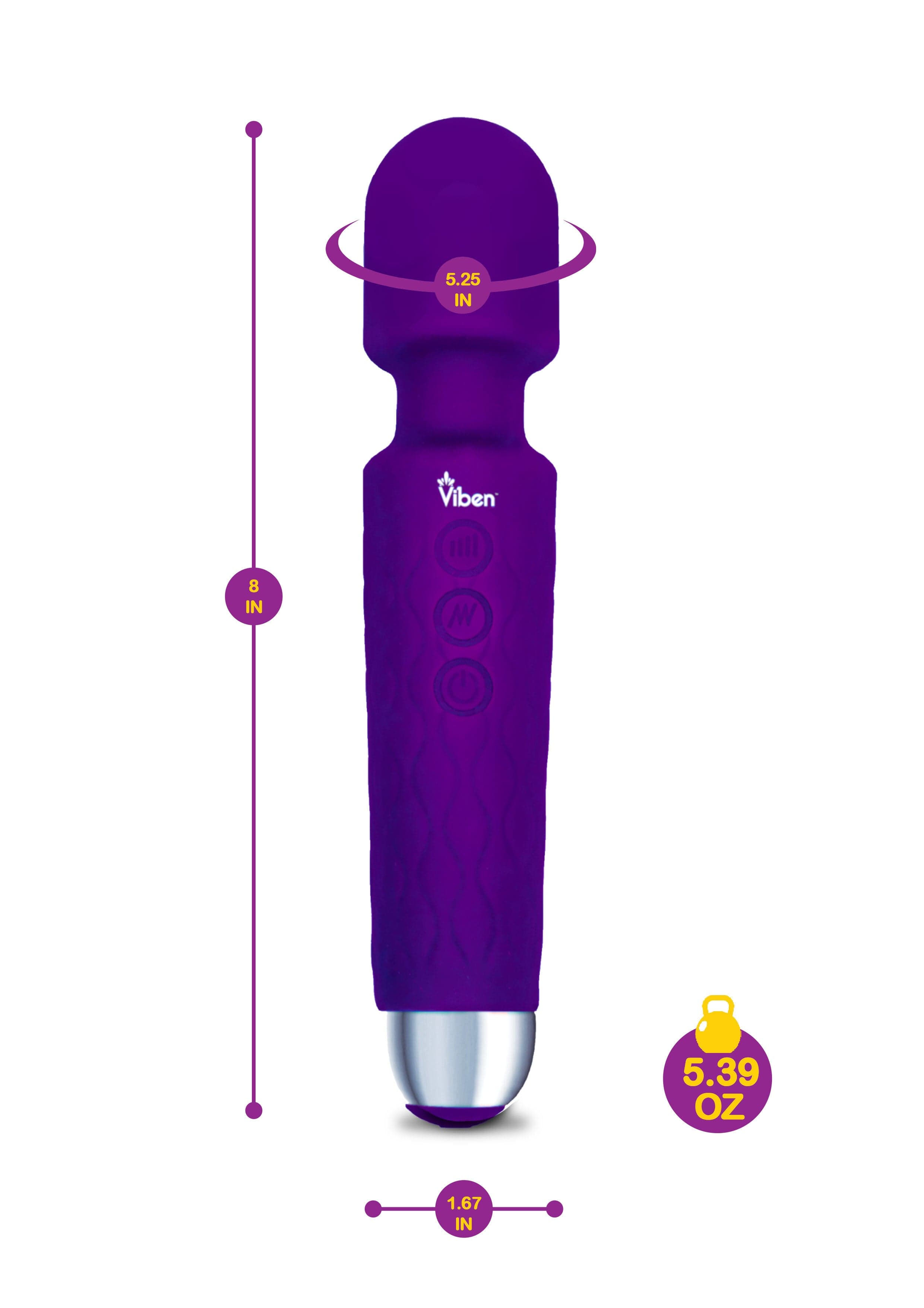 Body Massagers Tempest - Intense Wand Massager - Violet
