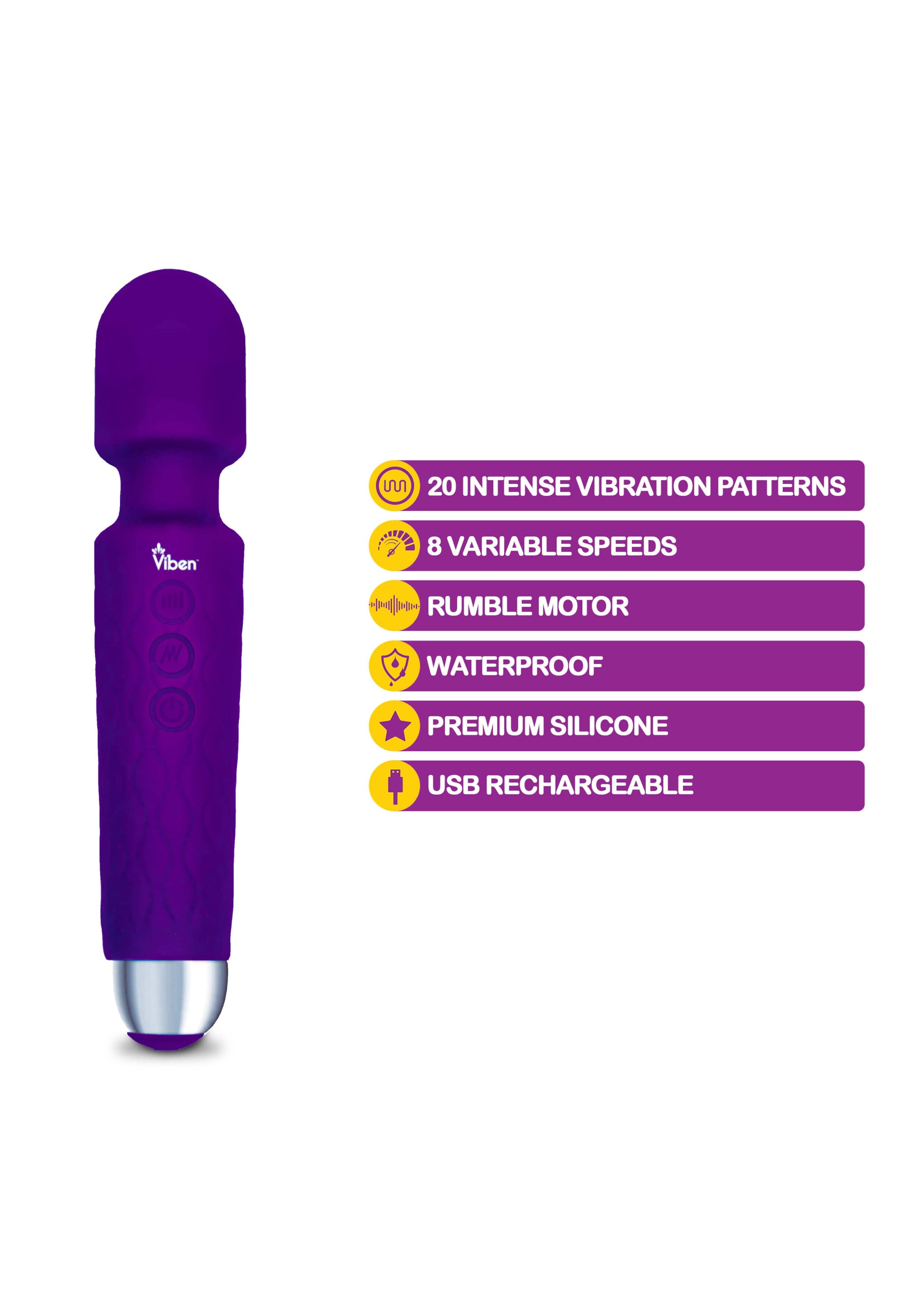 Body Massagers Tempest - Intense Wand Massager - Violet