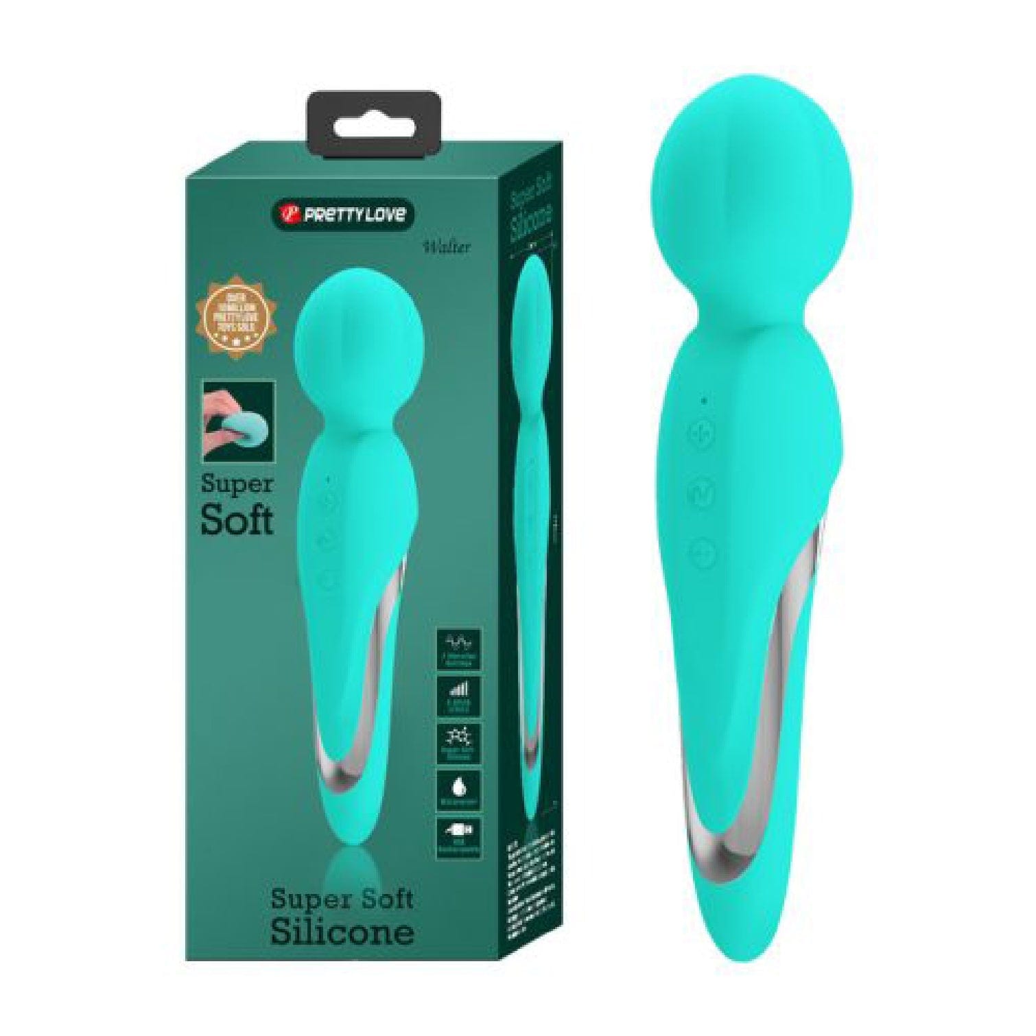 Body Massagers Walter Super Soft Silicone Wand - Seafoam