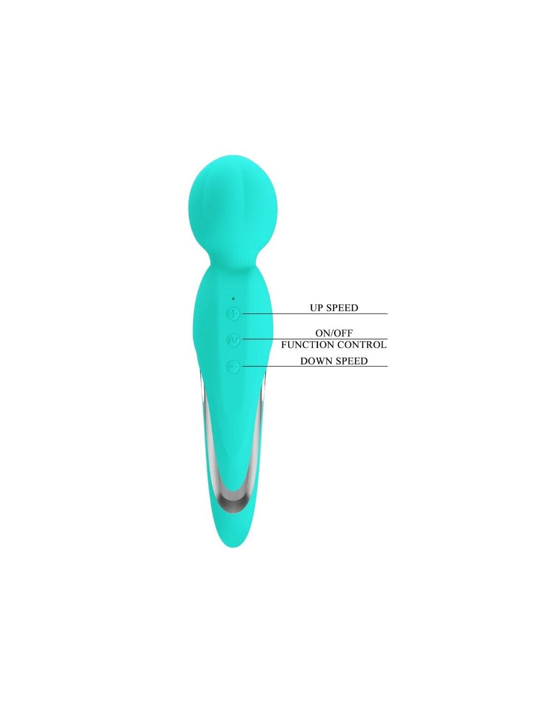 Body Massagers Walter Super Soft Silicone Wand - Seafoam