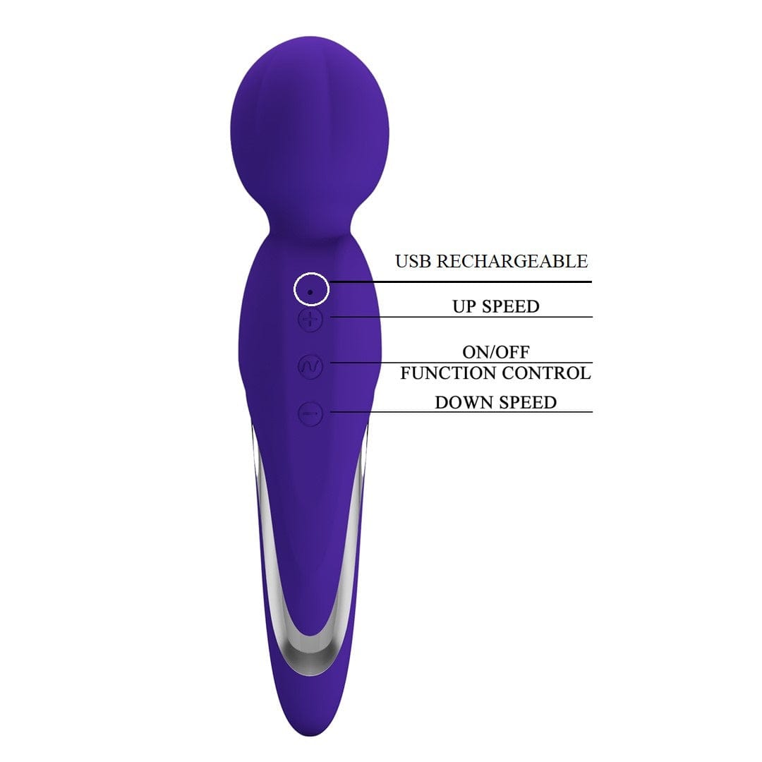 Body Massagers Walter Super Soft Silicone Wand - Violet