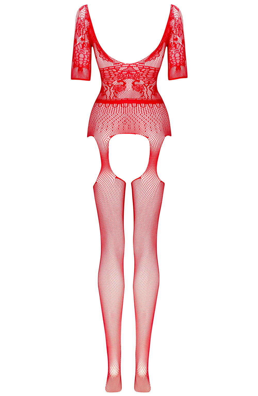 Bodystocking RED / ONE SIZE (S-L) Beauty Night BN6733 Courtney Red