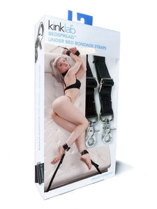 Bondage, Fetish & Kink BEDSPREAD UNDER BED BONDAGE STRAPS