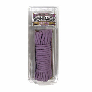BONDAGE, FETISH & KINK Bondage Rope Cotton (Purple)