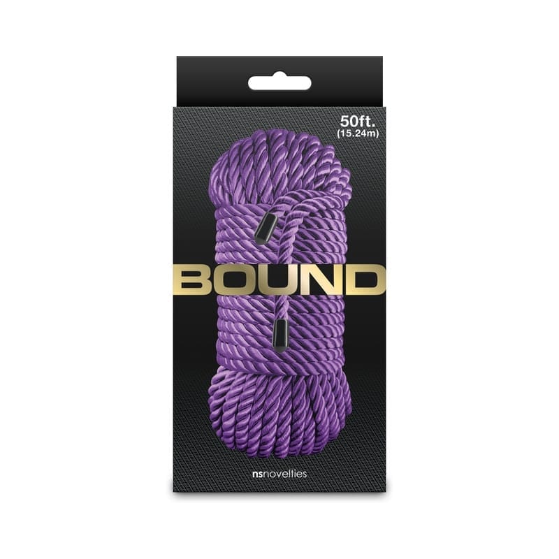 BONDAGE, FETISH & KINK Bound Bondage Rope – Purple, 50 ft.