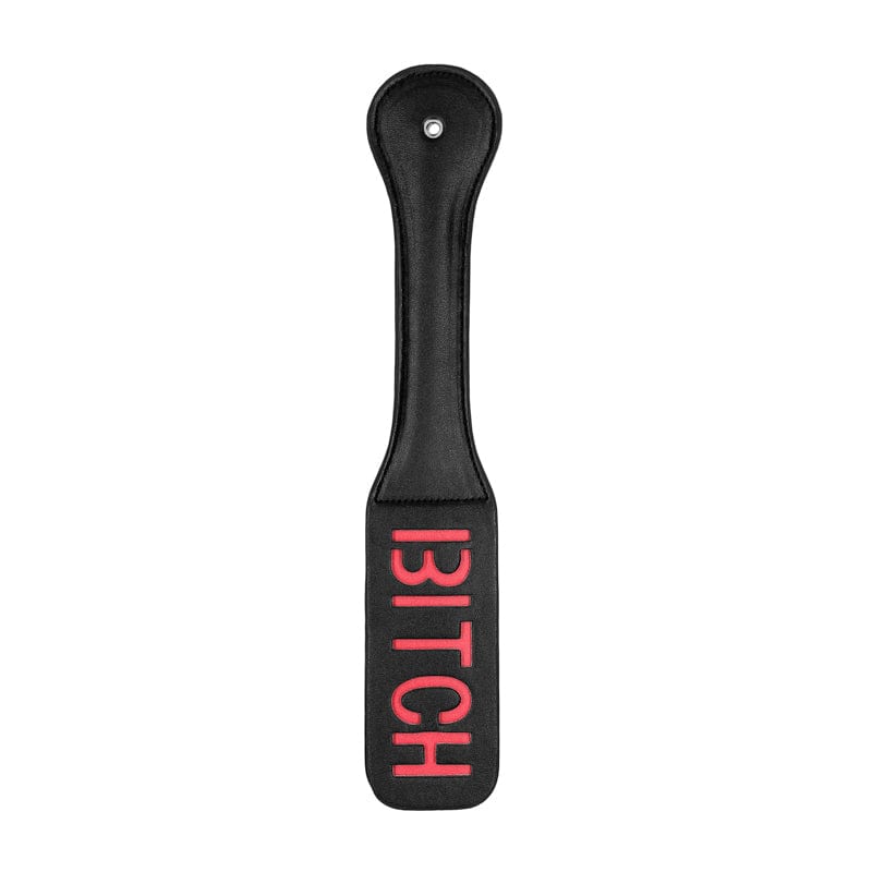 BONDAGE, FETISH & KINK Ouch 'Bitch' Paddle Black