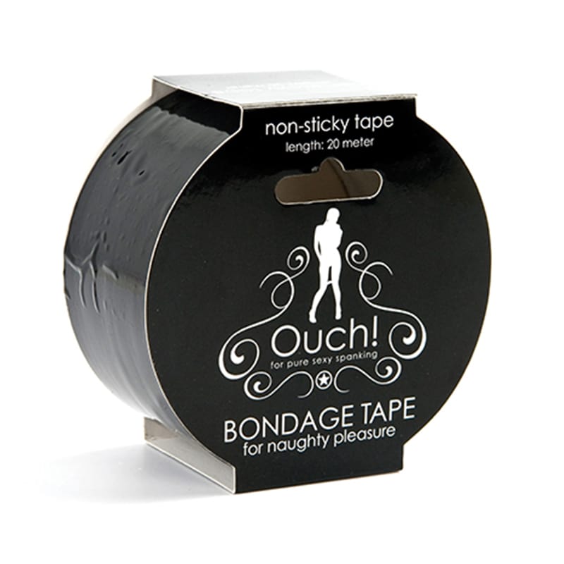 BONDAGE, FETISH & KINK Ouch Bondage Tape 20m Black