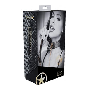 BONDAGE, FETISH & KINK Ouch Florence Collection Collar Leash Bk