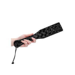 BONDAGE, FETISH & KINK Ouch Luxury Diamond-Patterned Paddle Blk