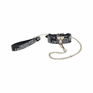 BONDAGE, FETISH & KINK Ouch! NY Collection Collar with Leash