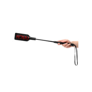 BONDAGE, FETISH & KINK Ouch 'Ouch' Crop Black Large