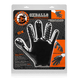 BONDAGE, FETISH & KINK OxBalls Finger Fuck Glove, Black
