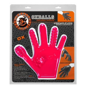 BONDAGE, FETISH & KINK OxBalls FINGER FUCK Glove Hot Pink