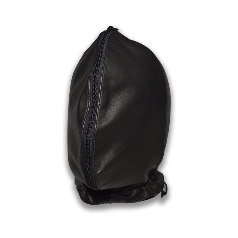 BONDAGE, FETISH & KINK Prowler RED Leather Double Hood/Front Zi