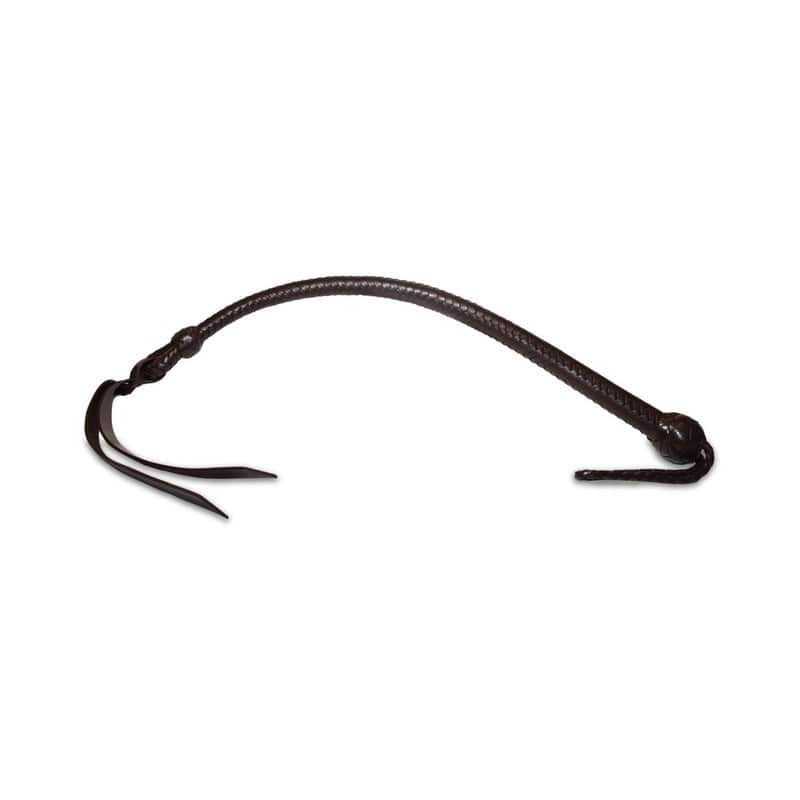 BONDAGE, FETISH & KINK Prowler RED Leather Whip Brown
