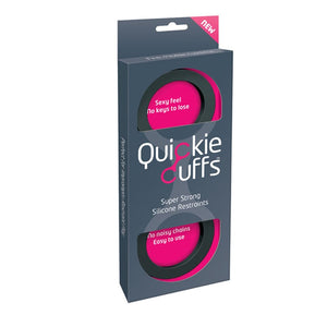 BONDAGE, FETISH & KINK Quickie Cuffs Medium Black