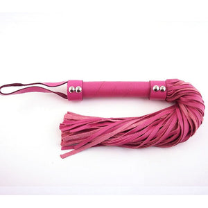 BONDAGE, FETISH & KINK Rouge H-Style Leather Flogger Pink